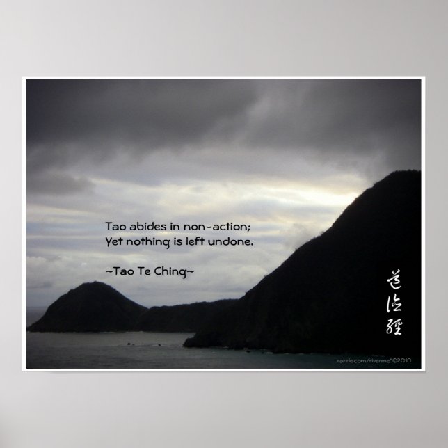 Tao Te Ching No.7/ Poster (Front)