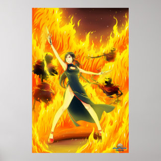 TAOFEWA - Gabija Waves of Fire Poster