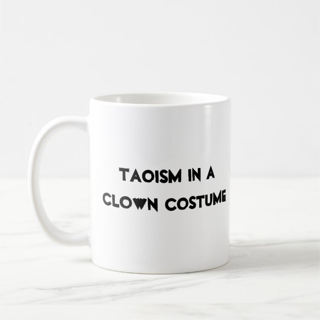 Taoism in a clown costume mug (Left)