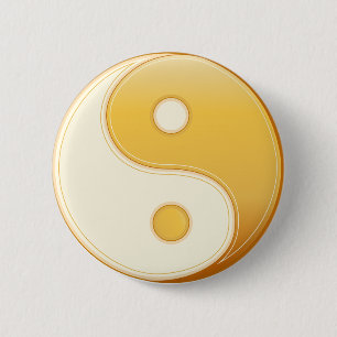 Taoism Symbol 6 Cm Round Badge