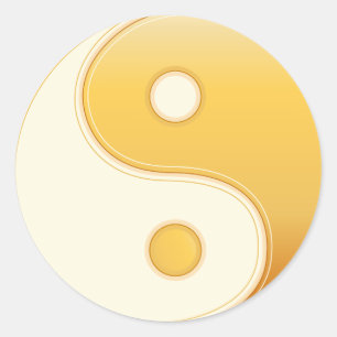Taoism Symbol Classic Round Sticker