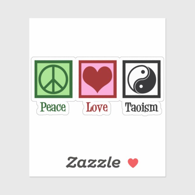 Taoist Peace Love Taoism Yin Yang (Sheet)