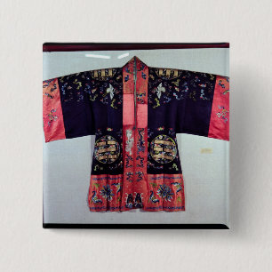 Taoist Robe With Tai Chi Yin and Yang 15 Cm Square Badge
