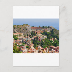 Taormina amphitheatre 4 postcard
