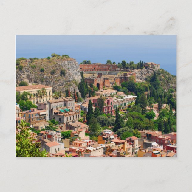 Taormina amphitheatre 4 postcard (Front)