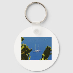 Taormina sail boat key ring