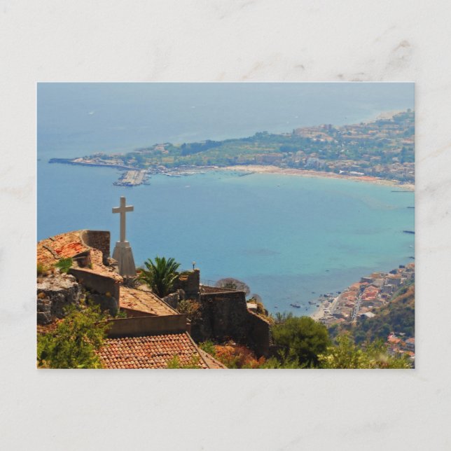 Taormina view 3 postcard (Front)