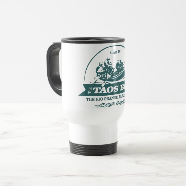 Taos Box (rafting 2) Travel Mug (Front Left)