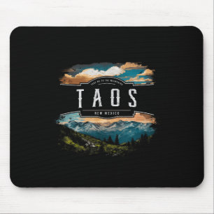 Taos Mountains New Mexico Hiking Outdoors Vintage Mouse Mat