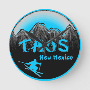 Taos New Mexico artistic skier Round Clock