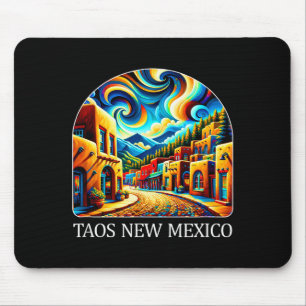 Taos New Mexico - Expressionism Art -  Mouse Mat