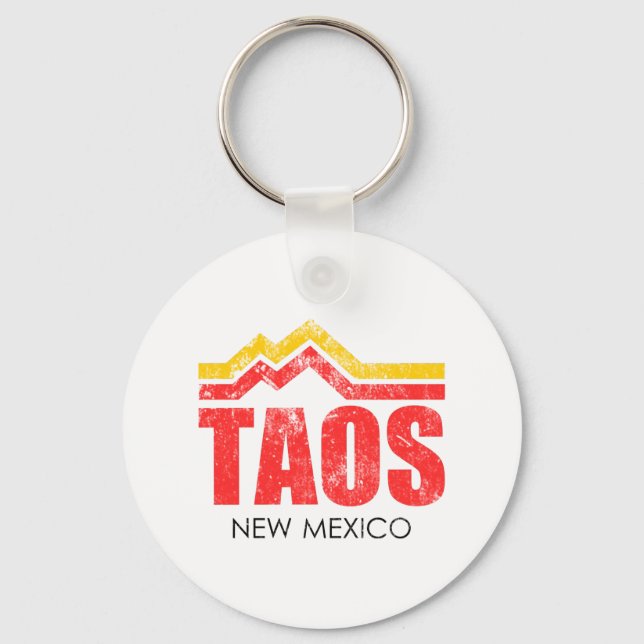 Taos New Mexico Key Ring (Front)