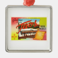 Taos New Mexico NM Old Vintage Travel Souvenir
