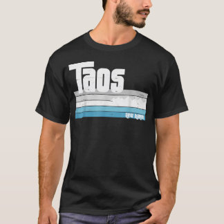 Taos New Mexico Nm Retro Vintage Skiing Hiking T-Shirt