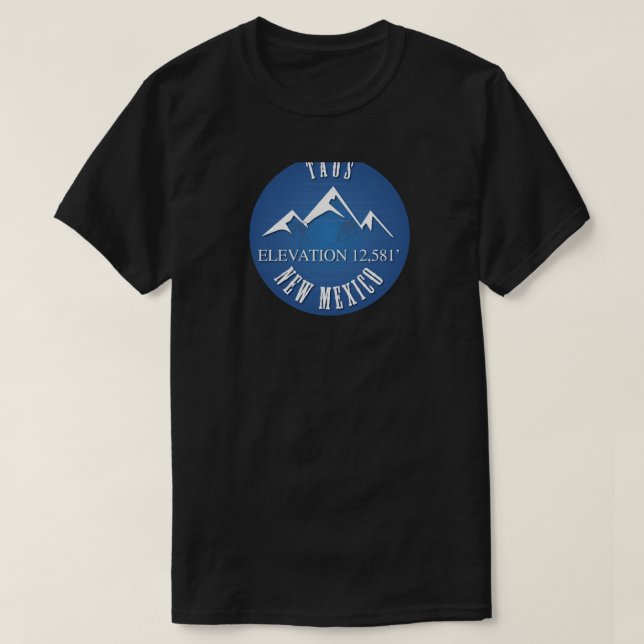 Taos New Mexico Ski T-Shirt (Design Front)