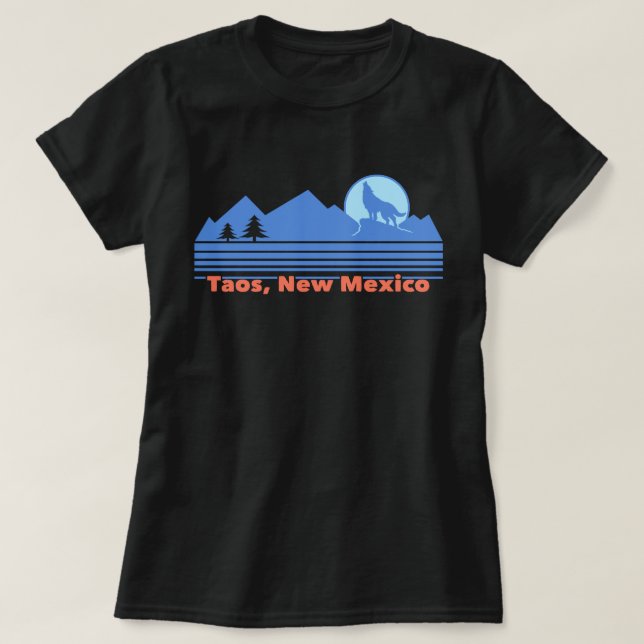 Taos New Mexico T-Shirt (Design Front)