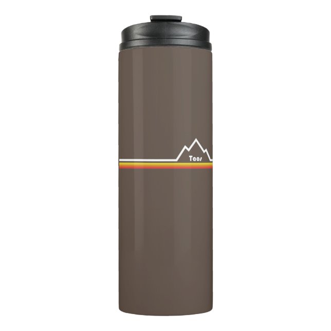 Taos, New Mexico Thermal Tumbler (Front)