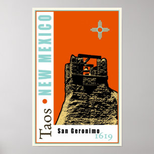 Taos, New Mexico, USA Poster