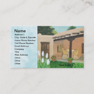 Taos Patio ~ Landscape Business Card