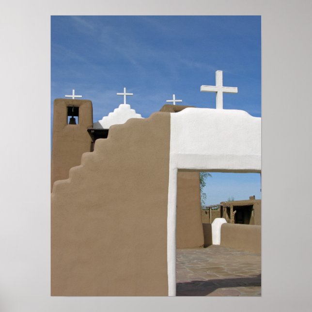 Taos Pueblo Church Poster (Front)