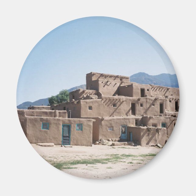 Taos Pueblo Magnet (Front)