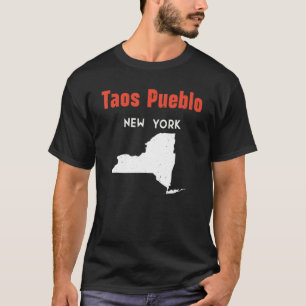 Taos Pueblo New York Usa State America Travel New  T-Shirt