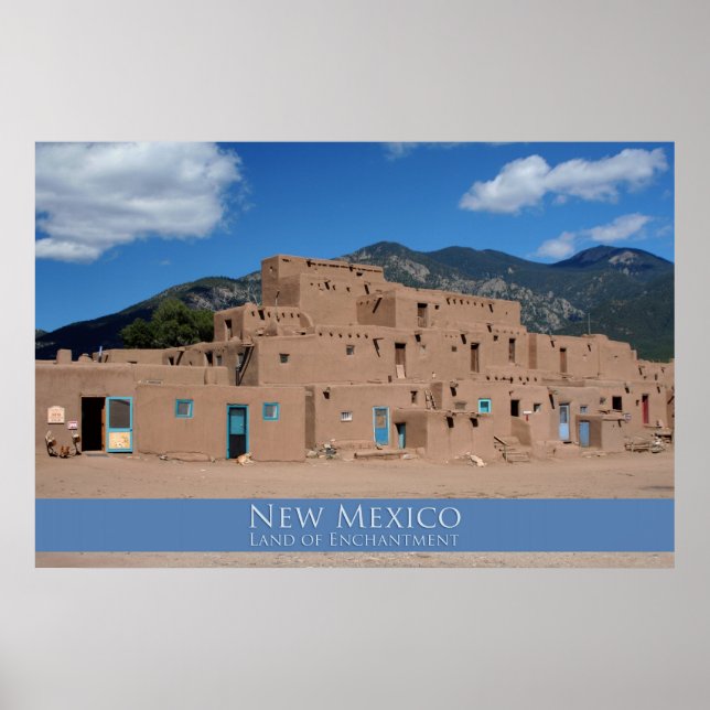Taos Pueblo Poster (Front)