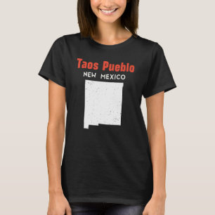 Taos Pueblo Usa State America Travel New Mexican N T-Shirt