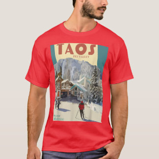Taos Ski Valley New Meico USA Travel Snow Skiing A T-Shirt