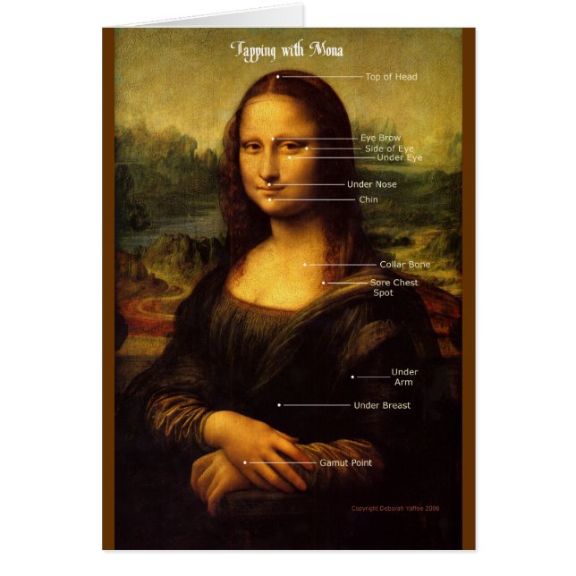 Tap Along with Mona Lisa customise your card (Front)