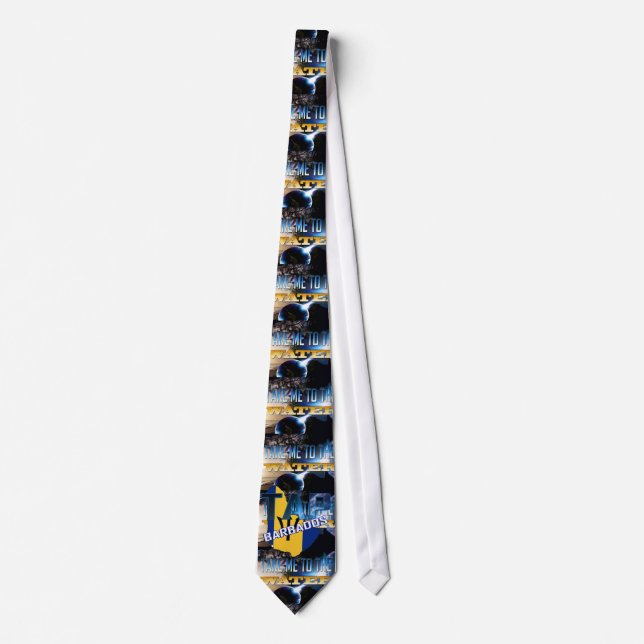 TAP Barbados - Exclusive Designs Tie (Front)