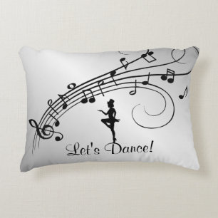 Tap Dance 3 Decorative Cushion