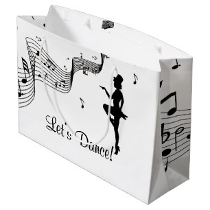 Tap Dance 3 Large Gift Bag
