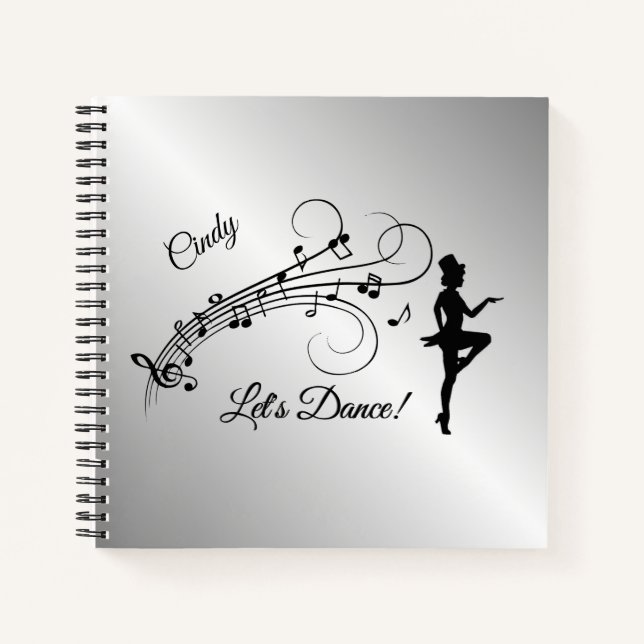 Tap Dance 3 Notebook (Front)