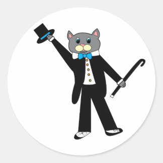 Tap Dance Cat Sticker