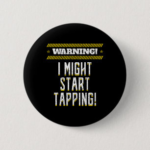 Tap Dance Dancing Rhythm Soft-shoe Tapping Shoes D 6 Cm Round Badge