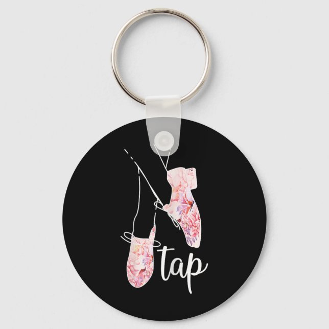 Tap Dance Lover Tap Dancer Dancing Teacher  Key Ring (Front)