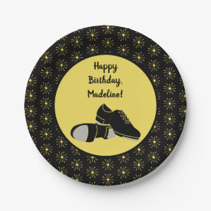 Tap Dance Shoes Tap Dancers Party Paper Plate