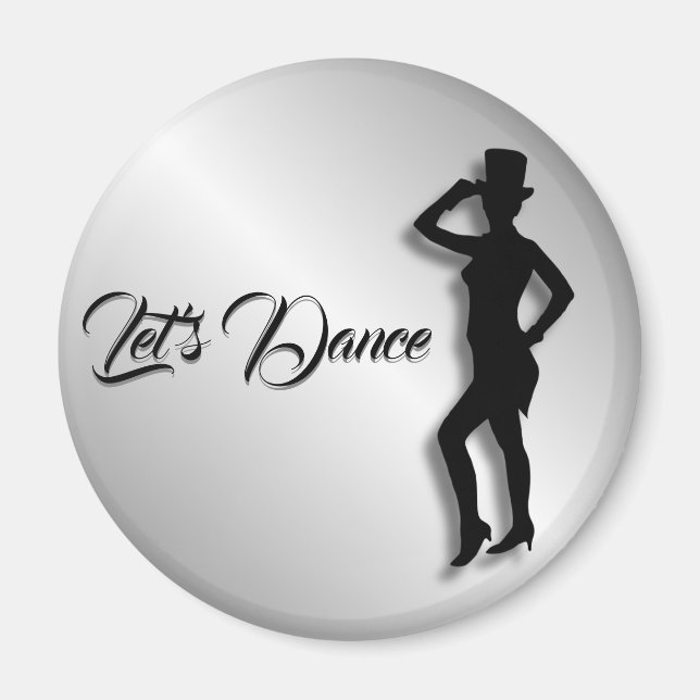 Tap Dancer Let's Dance Magnet (Front)