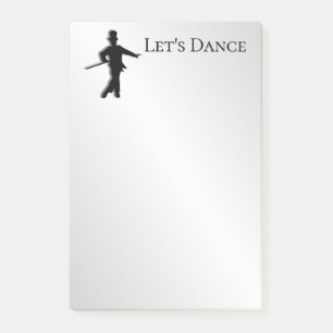 Tap Dancer Let's Dance Post-it Notes