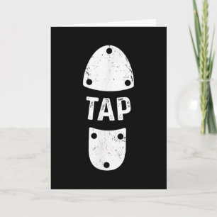 Tap Dancer Shoe Tap Dance Card