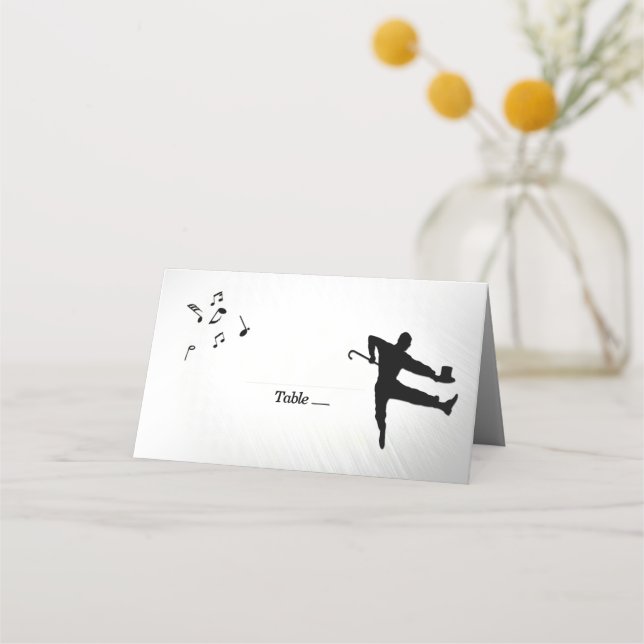 Tap Dancers Place Cards (Front)