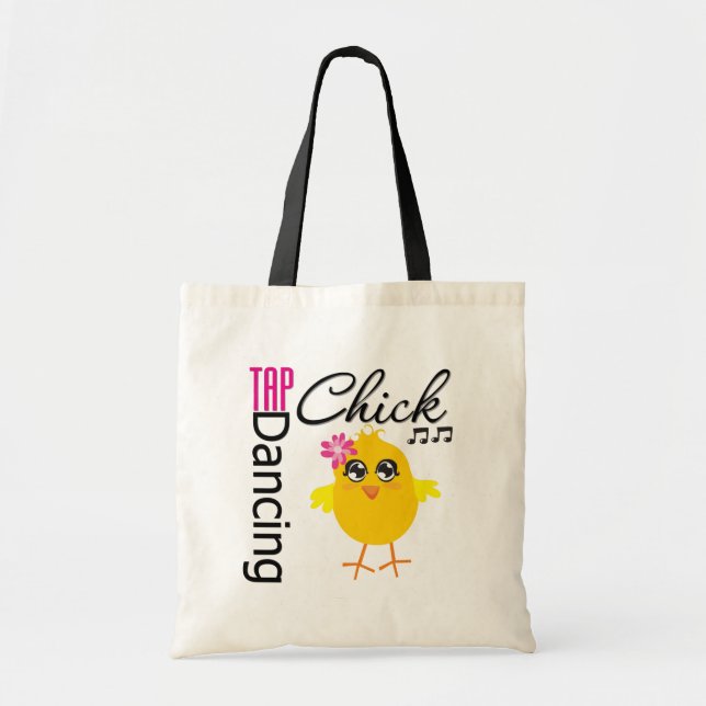 Tap Dancing Chick Tote Bag (Front)