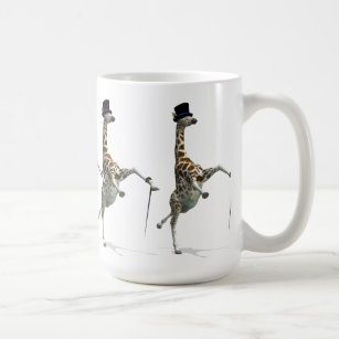 Tap Dancing Giraffe Coffee Mug