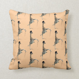 Tap Dancing Giraffe Cushion