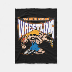 Tap Out Wrestlers Fleece Blanket