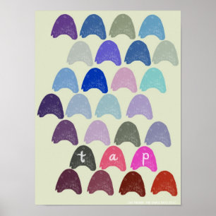 Tap Print Poster