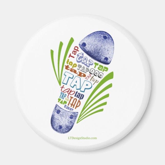 Tap Shoe - Magnet (Front)