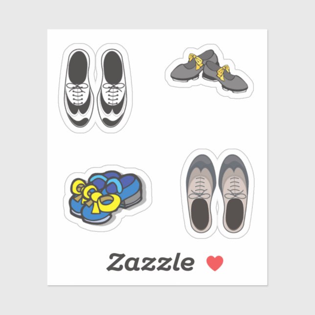 Tap Shoe Stickers (Sheet)