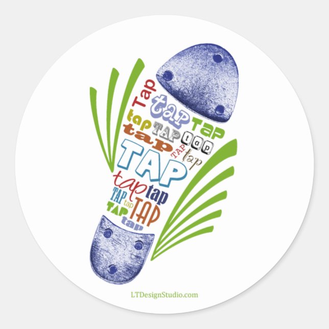Tap Shoe - Stickers (Front)